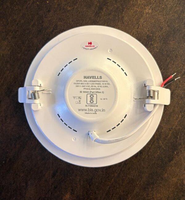 Havells Fazer Neo LED Panel Light – Stylish & Energy-Efficient Illumination (Round) - Image 4